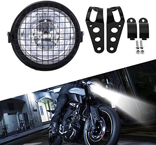 6.5 LED farovi, motocikl LED prednja lampa Grill bočni nosač poklopac sa nosačem za Cafe Racer Motocikli