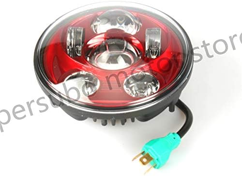 Crvena 5,75 inča za harley projektor LED prednja svjetla za INDNICE za harley Dyna FXD Sportster 883 XL