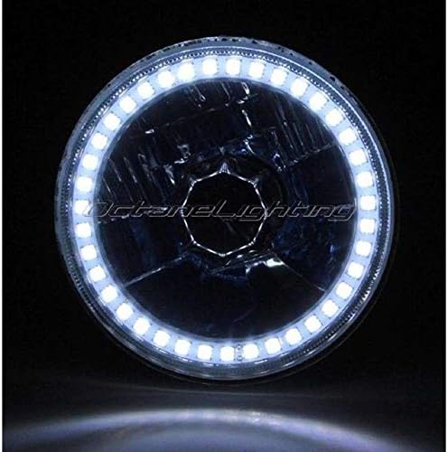 Octane Rasvjeta 5-3 / 4 SMD bijela LED halo halogena žarulja Headlight angel oko kristalno čist od 4