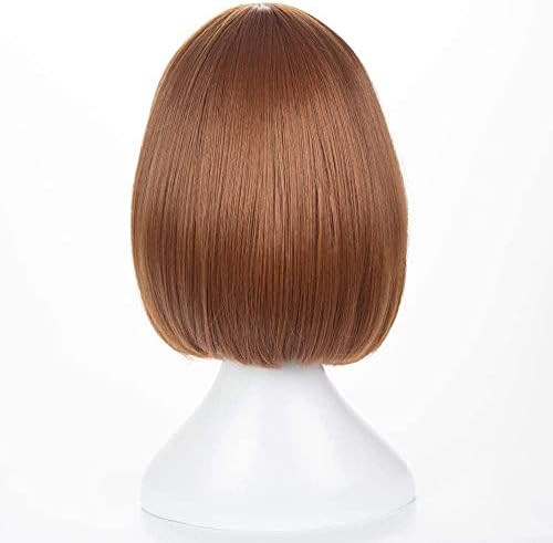 Xzgden perika za zamjenu kose, perike perika ženska pahuljasta kratka kosa sa šiškama Bobo glava visokotemperaturni