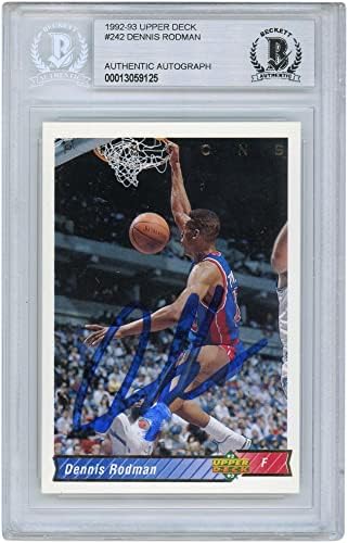 Dennis Rodman Detroit Pistons autogramen 1992-93 Gornja trgovina palube - nepotpisane košarkaške kartice