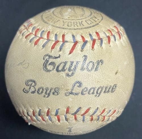 Lou Gehrig Single potpisan dječački liga bejzbol PSA / DNK LOA - autogramirani bejzbol