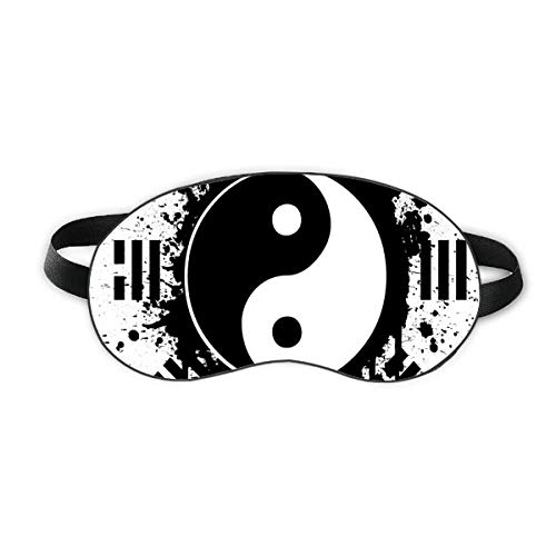 Osam dijagrama Taiji yin-yang Kina uzorak spavaj štitnik za oči meka noć za sjedište