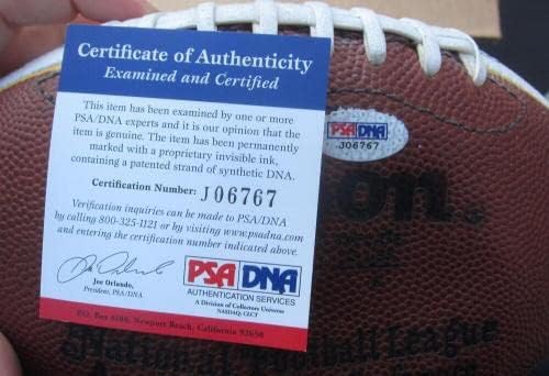 Len Dawson potpisao Super Bowl IV MVP ručno oslikana NFL igra Fudbal PSA / DNA Auto - autogramirani fudbali