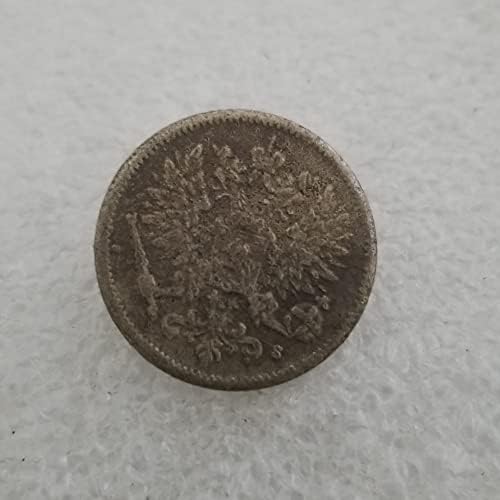 Starinski zanati Finska 1876 25penni srebrni dolar srebrno kolo sa kolekcijom vanjske trgovine