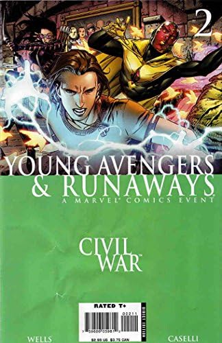 Građanski rat: mladi Osvetnici i begunci 2 VF / NM ; Marvel comic book