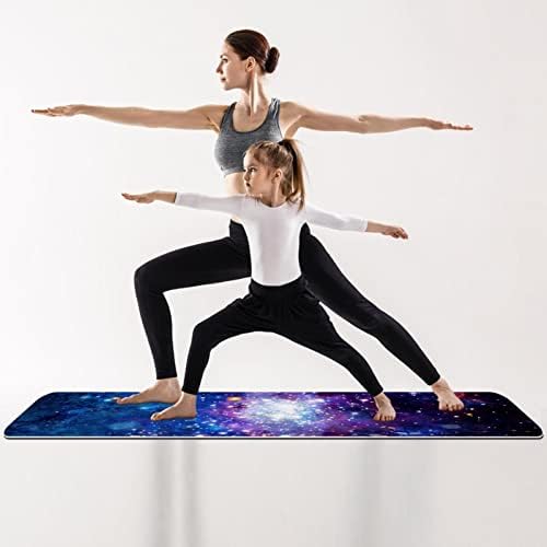 Bright Galaxy Yoga Mat thick Workout Vježba Mat, non Slip Pilates fitnes prostirke, Eco Friendly, Anti-suza