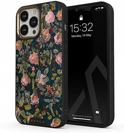 Burga Elite Telefonska futrola kompatibilna sa iPhoneom 14 pro max - cvjetni uzorak cvijeća - slatka, ali
