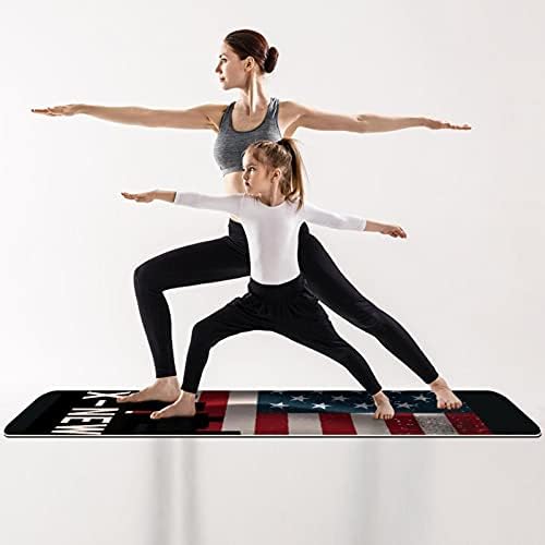 Siebzeh Vintage Bronx-New York City američka zastava Premium Thick Yoga Mat Eco Friendly Rubber Health &