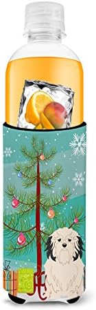 Caroline's Blisures BB4144MUK Sretan božićno drvce Lowchen Ultra Hugger za tanke limenke, može li hladnije