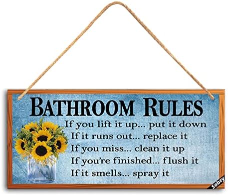Sobzy kupaonica pravila zida drveta ako miriše na raspršivanje, smiješno mustično kupatilo potpisuje suncokrete