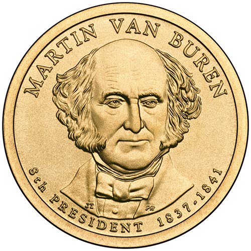 2008 P Pozicija saten završetak Martin Van Burens Predsjednički dolar izbora za necirkulirano američko metvica
