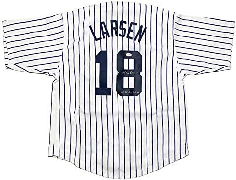 Don Larsen autografiran potpisani upisani dres MLB New York Yankees PSA COA