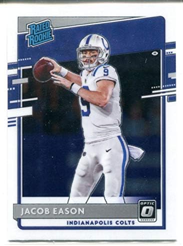 Jacob Eason 2020 Panini Donruss Optic ocijenjena rookie kartica 162 - nepotpisane nogometne karte