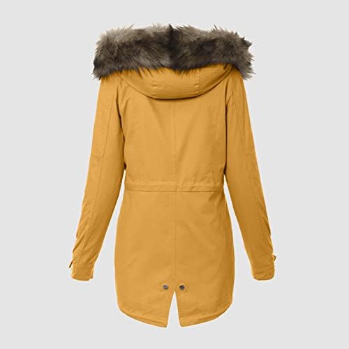Žene zgušnjavaju tople zimski kaput žene dnevno plus size zimski kaput dugih rukava jakna vintage zgušnjava