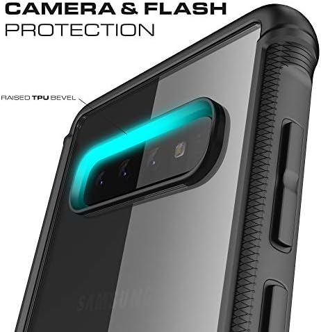Ghostek Exec Flip Folio Wallet Galaxy S10 Plus sa kožnim nosačem kreditne kartice i jasno za bežično punjenje