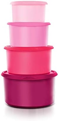 TupperwareOne dodirni Topper kanister Set od 4 ljubičasto ružičaste