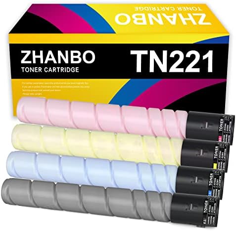 ZHANBO TN221 prerađeni Crni Toner A8k3130 kompatibilan za Konica Minolta bizhub C227 C287 štampače TN221K