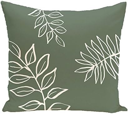 E Po dizajnu Dekorativnog jastuka, zelenog, van bijelog